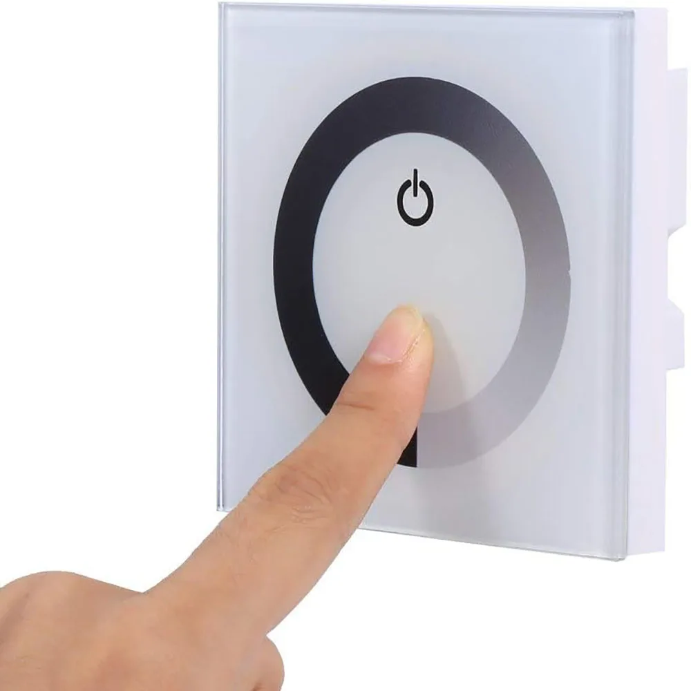 86 Type Panel Single Touch Controller LED Home Mounted Wall Dimmer Intelligent Touch Panel Controller