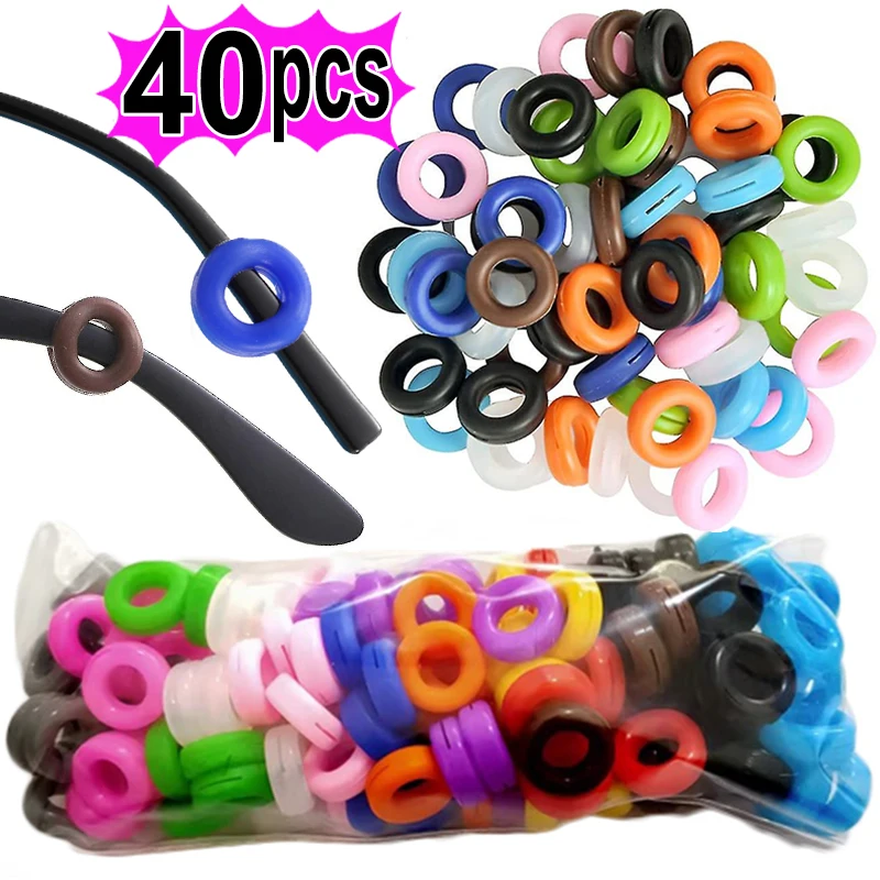 Glasses Round Ear Grip - Eyeglasses Temple Tip Sleeve Retainer Anti-Slip Comfort Glasses Retainers For Spectacle Sunglasses