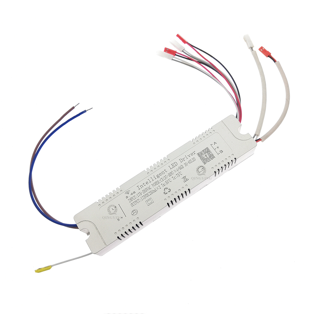 1pcs 2.4G Intelligent LED Driver 37-50Wx4 + RGB new 30-60LED 250mA Remote 2025 & APP Dimming&Color-Changeable Power Supply Transformer