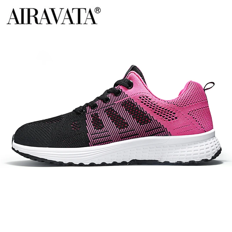 Women Casual Sneakers Breathable Walking Lace Up Flat Shoes Women Tenis Feminino