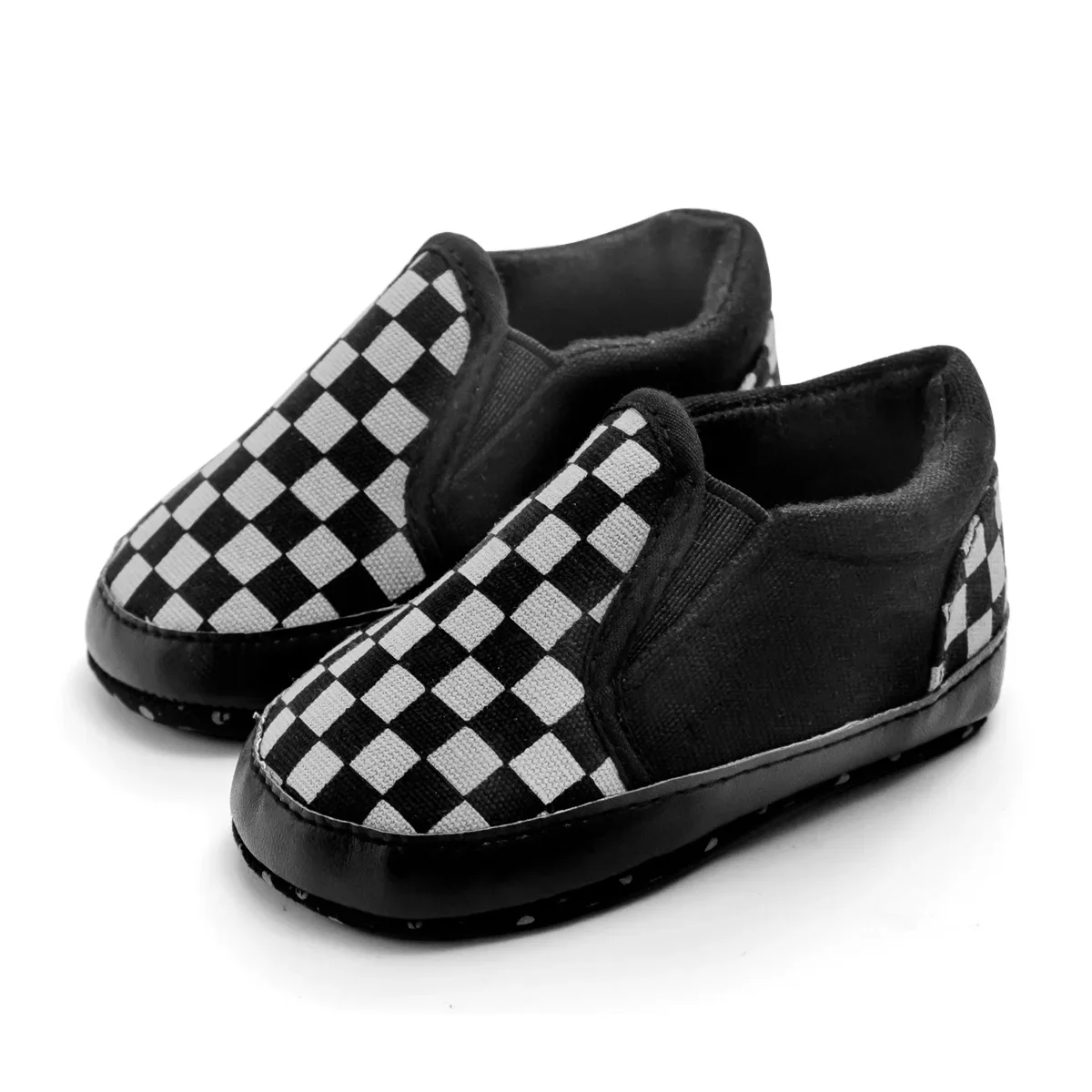 Baby Shoes Classical Checkered Toddler First Walker Newborn Baby Boy Girl Shoes Soft Sole Non-slip Casual Sports Crib Shoes