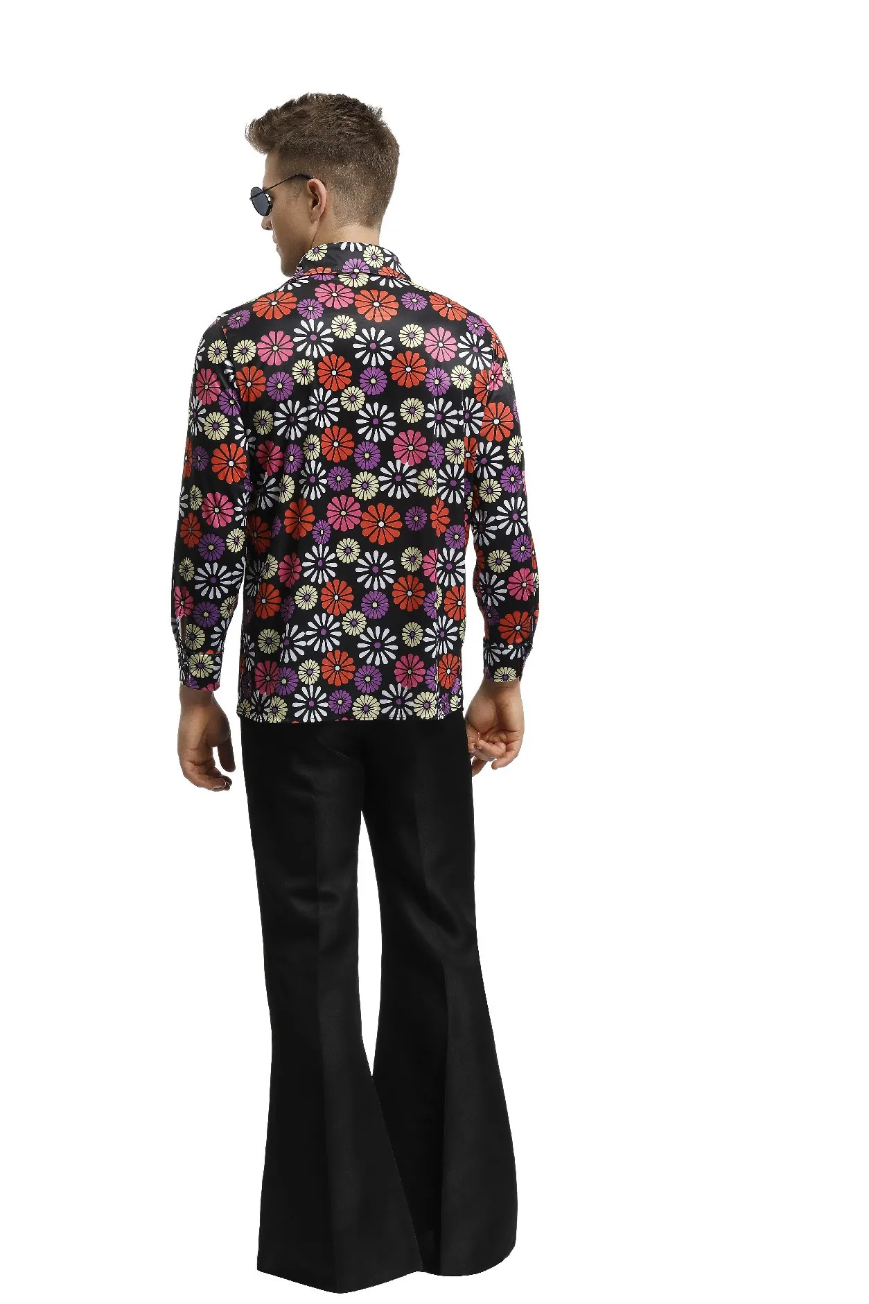 Halloween Costume For Couple 70s 80s Retro Hippie Costumes Hip Hop Singer Disco Cosplay Stage Performance Men Women new 2025 Fancy Dress