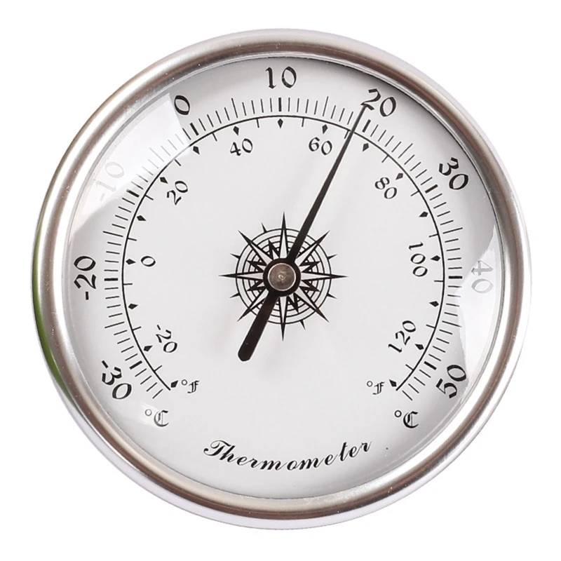 Aluminum Alloy Barometer Thermometer Hygrometer Gauge Tester Temperature Humidity Meter Mechanical Home Office
