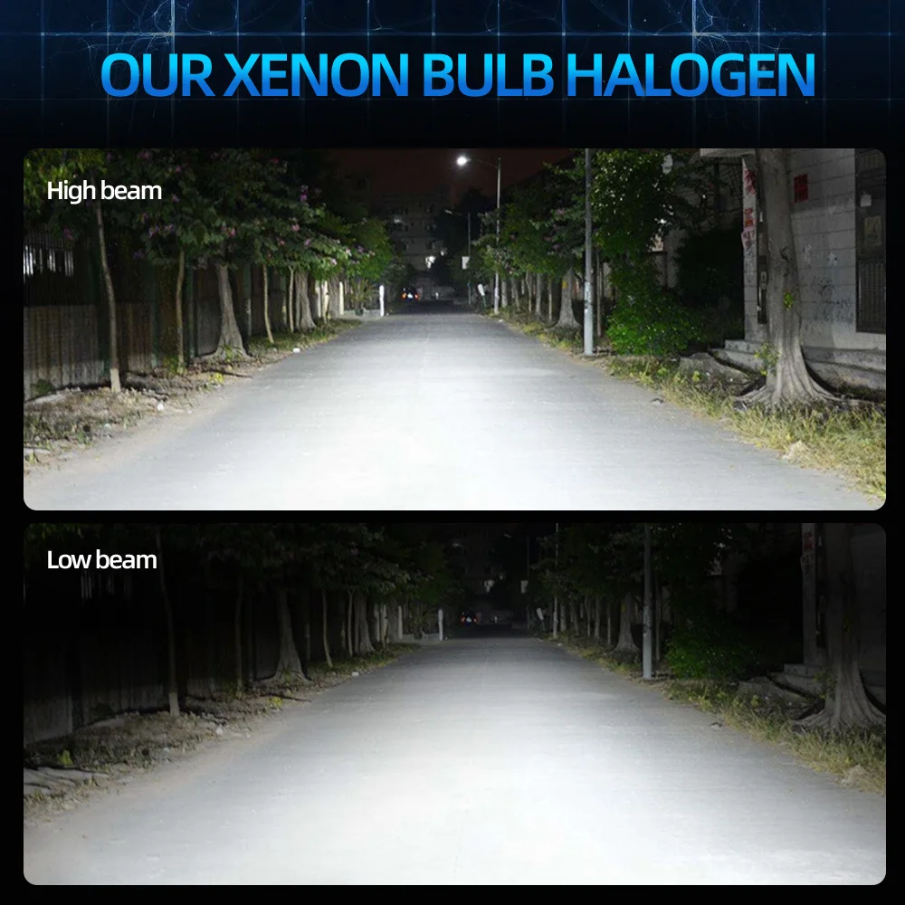 PC LED Headlight Fog Bulbs Combo High Low Headlamps Foglights Kit Bright CSP Car Lamps For Ford Escape
