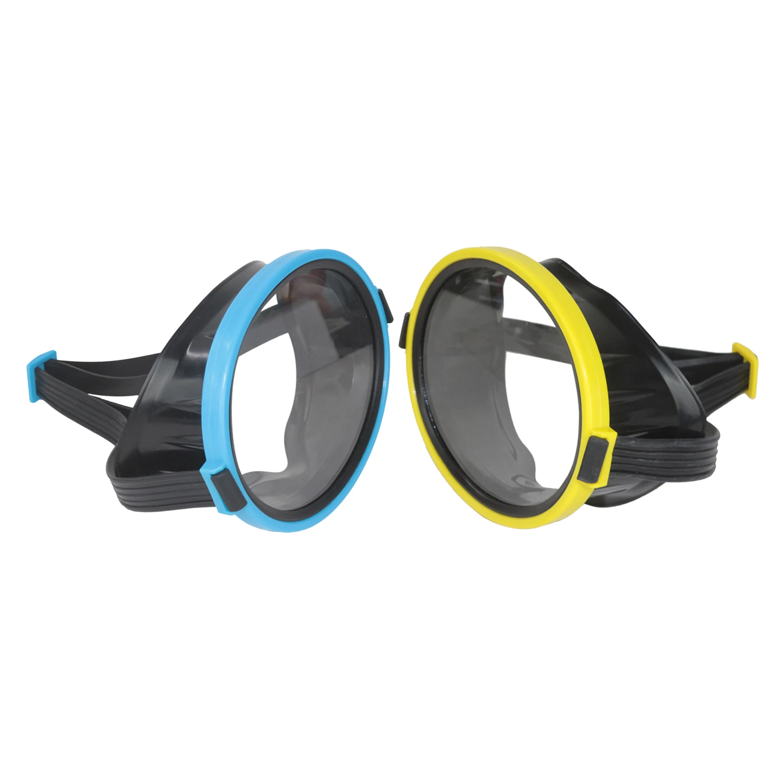 Retro Kid Oval Diving Mask No Fogging Single Lens Swim Goggles Eyewear Masks Free Dive Silicone Eyewear Equipment