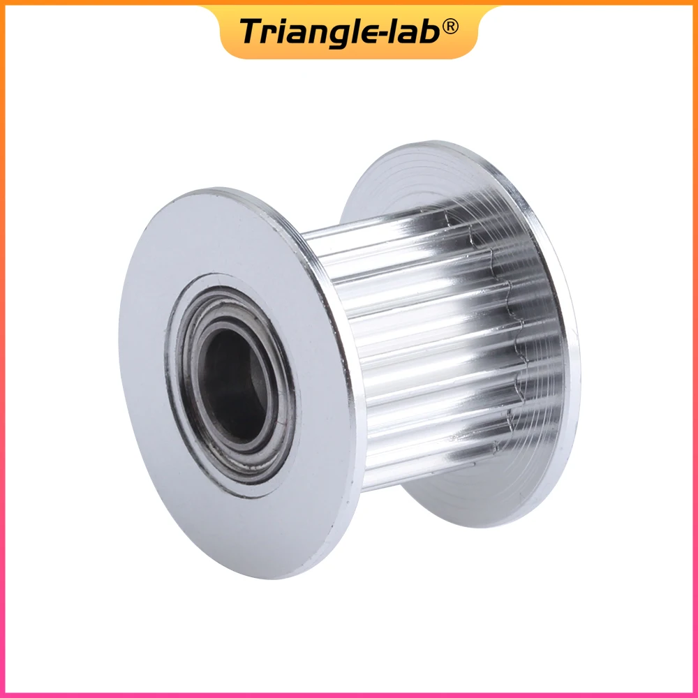 Trianglelab Synchronous Timing Belt Idler 20 Teeth Bore 3/4/5mm with Bearing for Timing belt Width 6MM 10MM 3D Printer