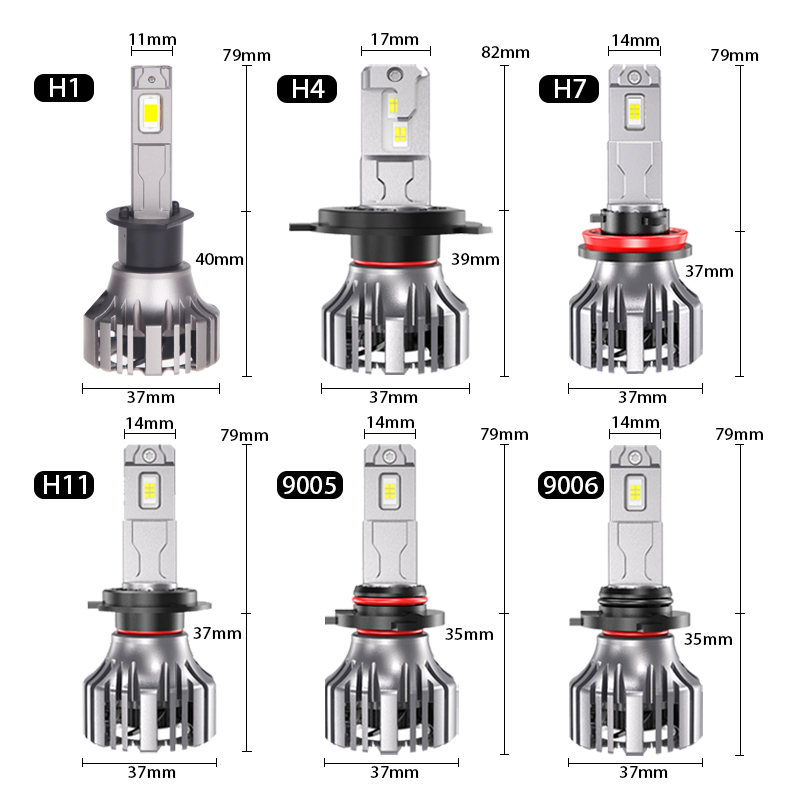 DAWNKNIGHT FX5 110W H7 H4 Headlight bulb 7035 Chip H1 H11 HB3 9005 HB4 9006 Turbo Lamp Led Light Kit for Car 12V