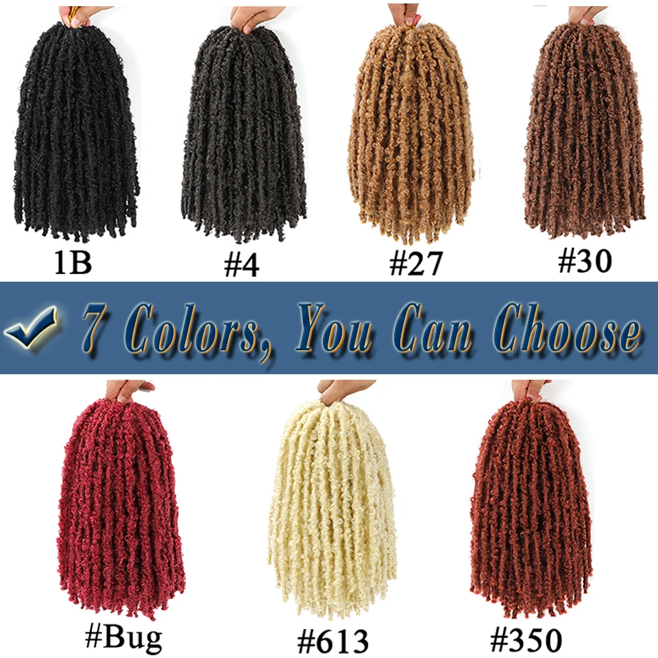 Butterfly Locs Crochet Hair 12 14 Inches Distressed Butterfly Locks Hair Meche Naturel Crochet Braids Bob Soft Locs Twist Braid