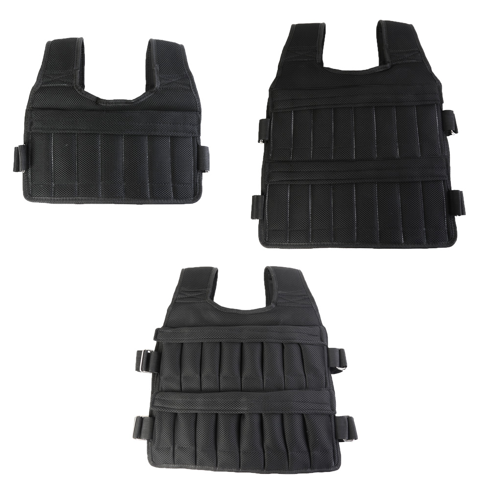 3/15/35kg Weighted Jacket Adjustable Workout Weight Jacket Weighted Exercise Vest for Workout Strength Training Running Fitness
