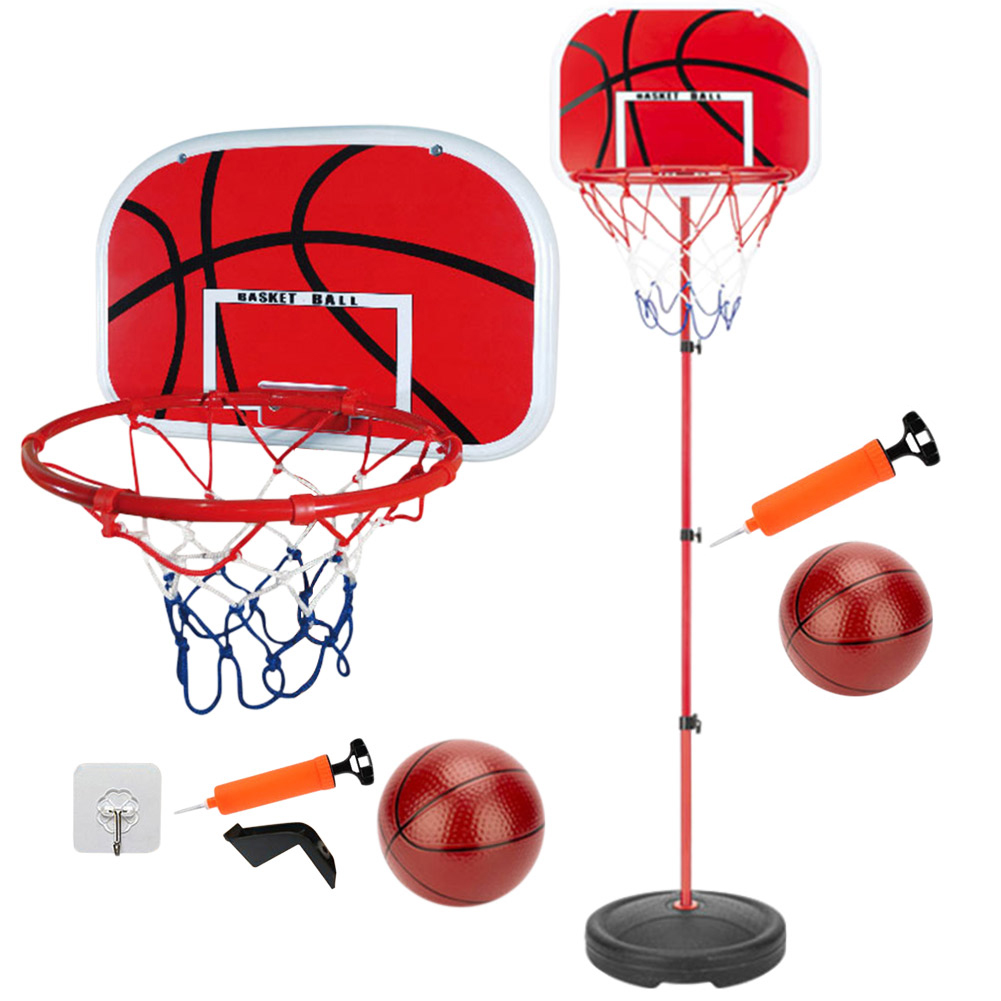 Mini Basketball Hoop with Ball and Pump Portable Basketball Hoop Adjustable Basketball System for Kids Youth Adult