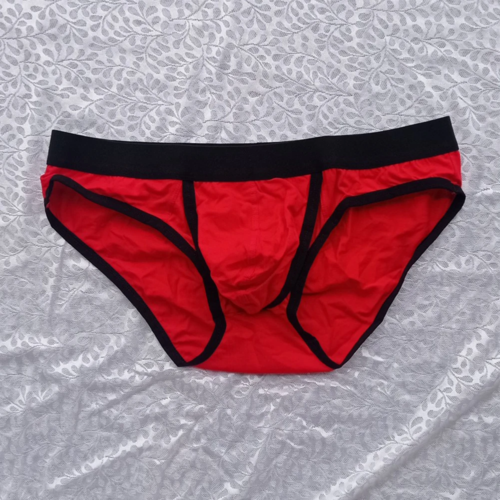 new 2025 Sexy Men's Thin Underpants Low Waist U Convex Pouch G-String Briefs Thongs Underwear Panties Breathable Bikini Slip Homme