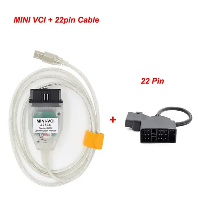 2025 mini vci For Toyota TIS Techstream V18.00.008 minivci FTDI For J2534 Auto Scanner OBD new OBD2 Car Diagnostics cable MINI-VCI Cable