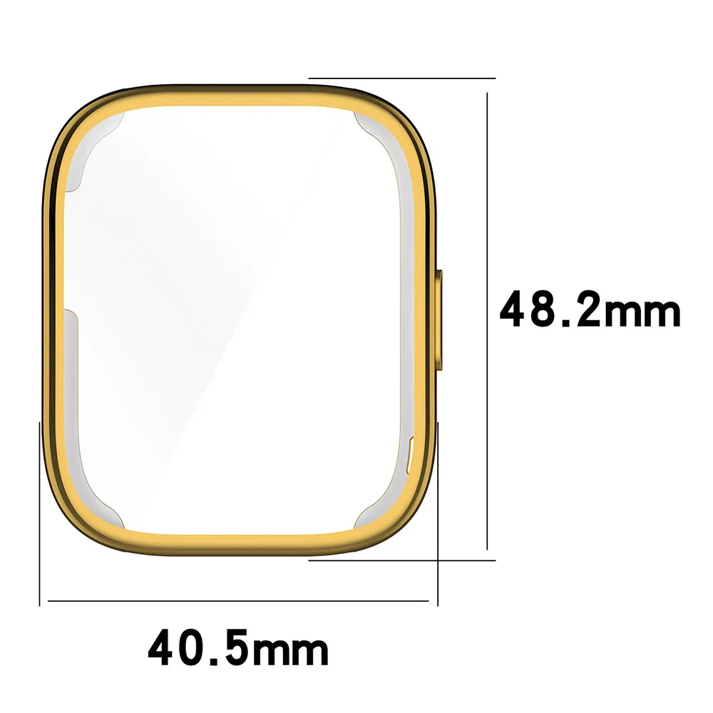 Electroplated TPU Protective Case for Huami Amazfit Bip 5 Bip5 Pro A2215 Full Screen Protector Shell Cover