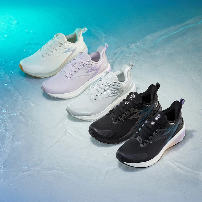 361 Degrees NEW Rainblock 7.0 Anti Splash Rainproof Women Sport Shoes Technology Night Reflective Cushioning Sneakers 582342228