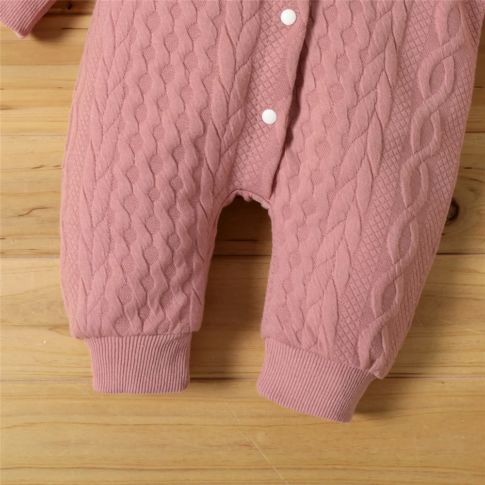 Baby Spring Jumpsuit Rompers Boys Girls Long Sleeve Baby Clothes Newborn 0 to 18M Solid Toddler Clothing Baby Overall