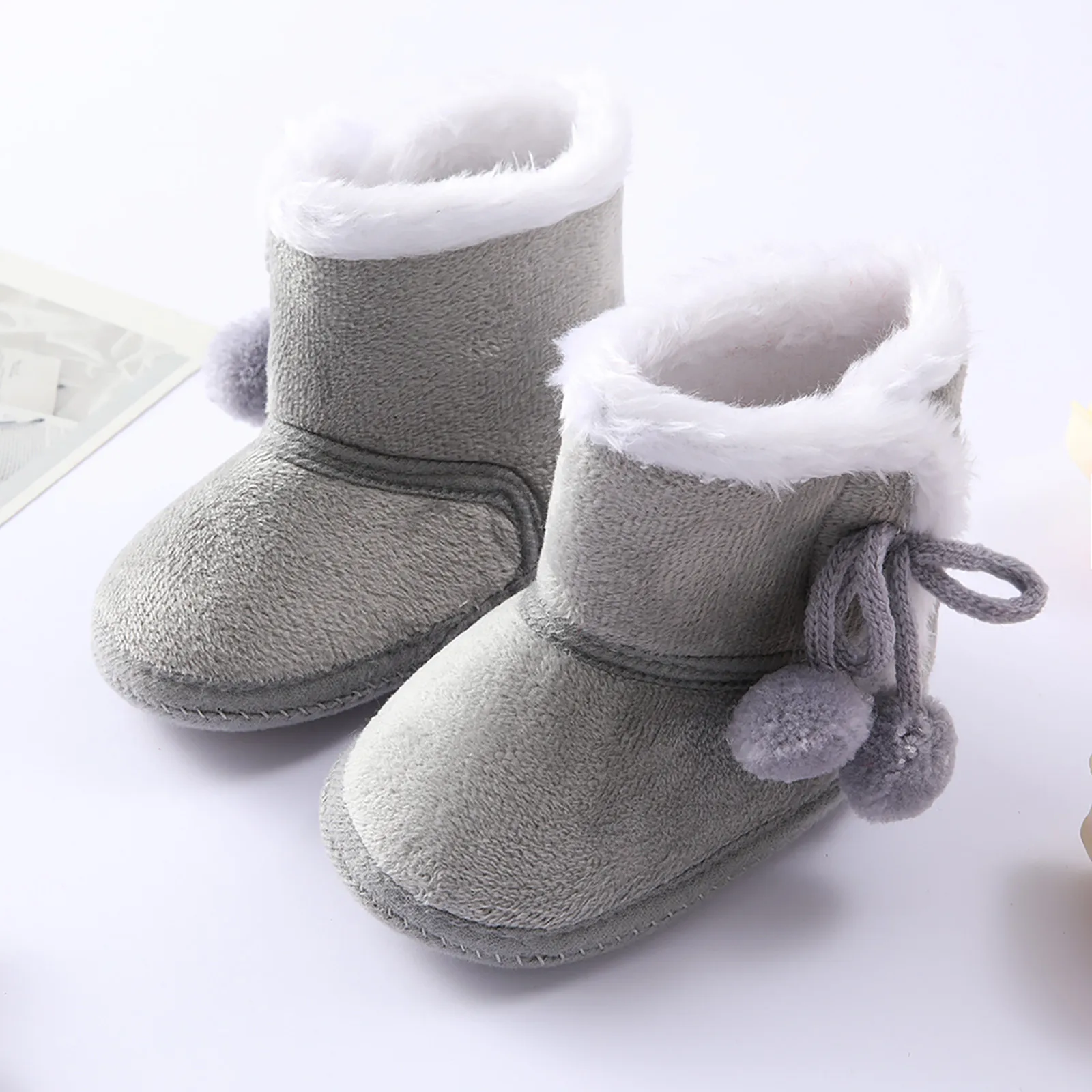 Baby Autumn Winter Boots Boys Shoes Infant Toddler Snow Soft Baby Booties Girls Boots Warming Baby Shoes First Walkers Kid Shoes