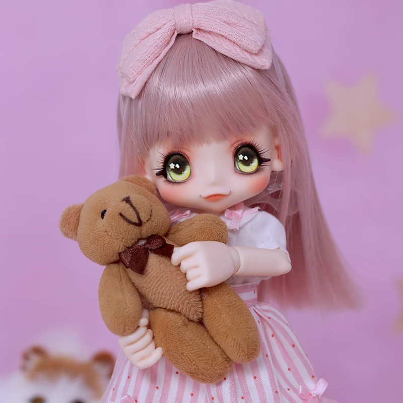 OUENEIFS bjd sd doll kinoko Juice Kiki 1/6 body model baby girls dolls eyes High Quality toys shop resin luodoll