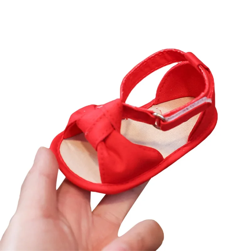 New Infant Girls Sandals Summer Soft Sole Open-toed Walking Shoes for 2025 new Toddler Newborn Baby