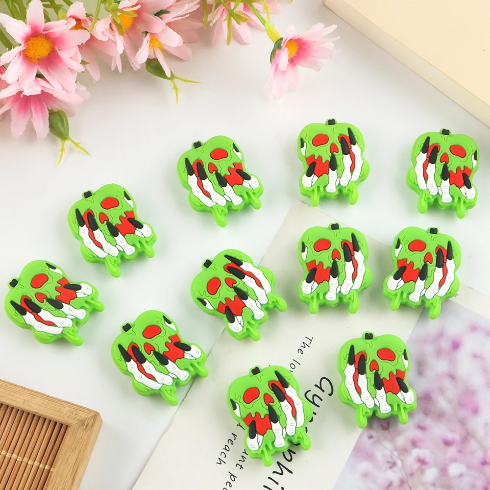 Kovict Pcs New Hats Cakes Owls Flower Silicone Beads For Jewelry Making DIY Pacifier Chain Necklace Accessories