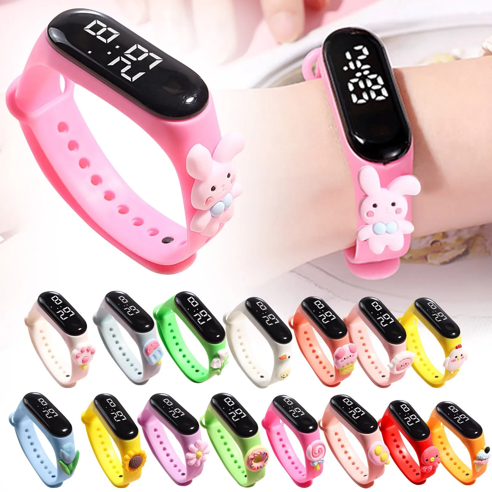Children's Waterproof Sports Smart Watch Outdoor Silicone Bracelet Electronic Watch Kids Bracelet Digital Watches reloj montre