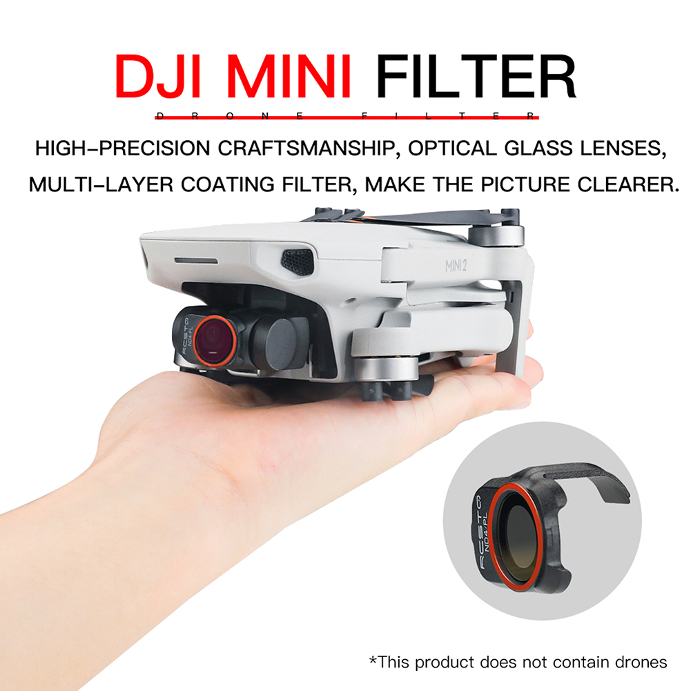 New DJI Mini 2 Camera Lens Filter for DJI Mavic MINI 1/2/SE Drone Filter Set UV/CPL/4ND PL/8 ND PL/16ND PL/32 ND PL Accessories