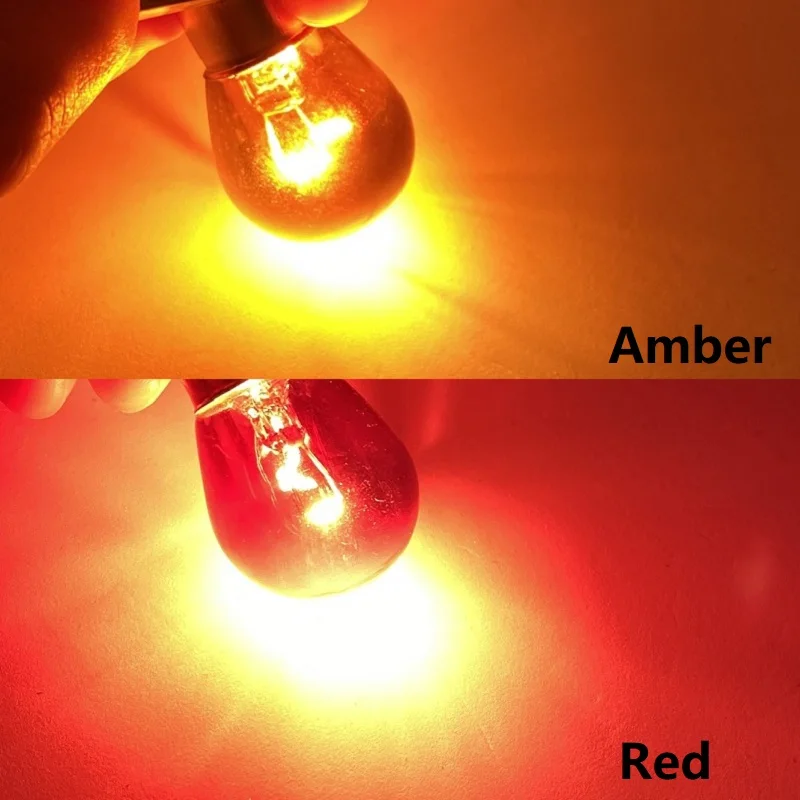 1pcs PY21W S25 BAU15S LED P21W BA15S 1156 1157 BAY15D BAZ15D Silver Amber Red 12V 21W Car Tail Lamp Stop lamp turn signal light