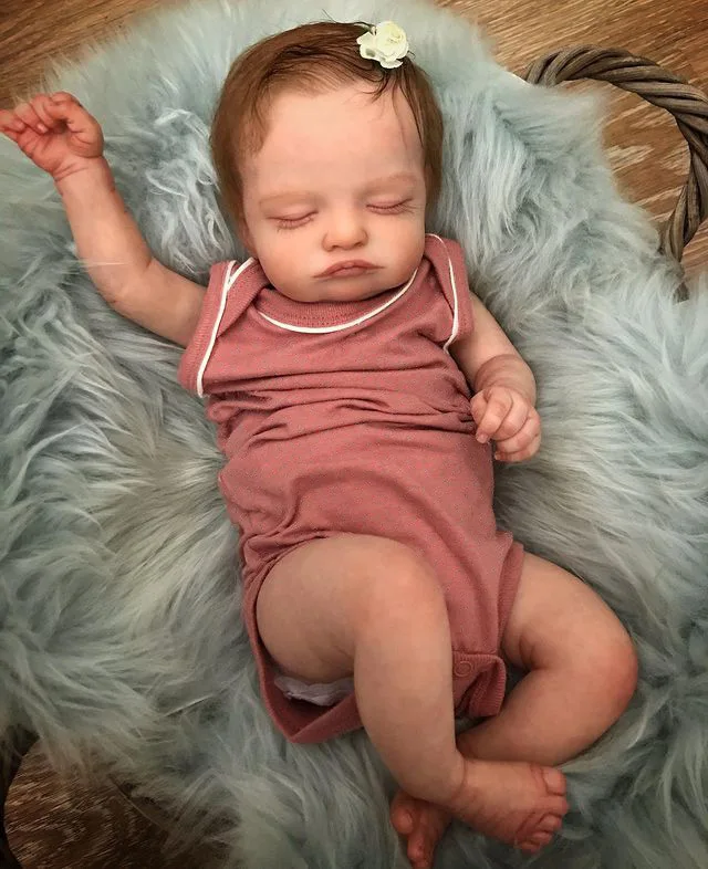 18 Inch Rosalie Lifelike 2025 Dolls Handmade Bebe Newborn Doll Painted By Artists Bebe new Reborn Girl