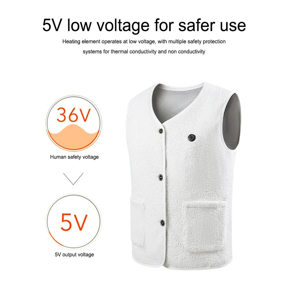 16 Areas Heated Vest Men Jacket Heated Winter Womens Electric Usb Heater Tactical Jacket Man Thermal Vest Body Warmer Coat M-4XL