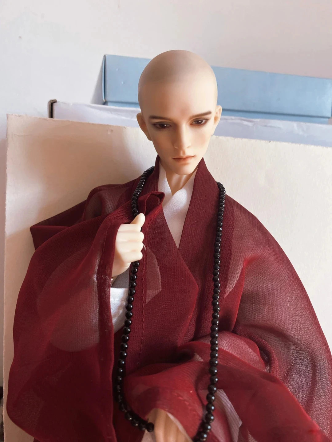 BJD sd 31cm 1/6 doll xuanshan xuance large head series resin material DIY makeup doll model toy Free shipping smile