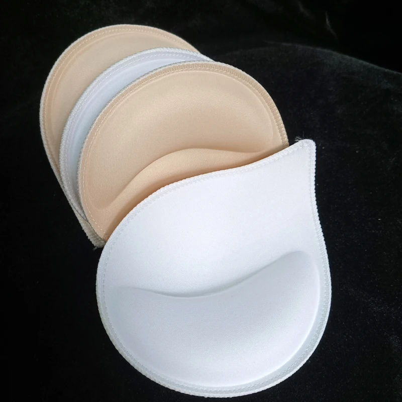 3Pair Push Up Breast Enhancer Removeable Bra 2025 Padding Inserts Cups for Swimsuit Bikini Wholesale Women Sexy Sponge new Bra Pads