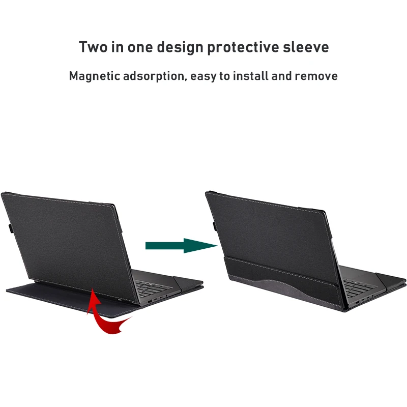 Case For Dell Latitude 5440 5430 5420 5431 5421 7430 7420 Laptop Sleeve 14 Inch Detachable Notebook PC Cover Bag Protective Skin