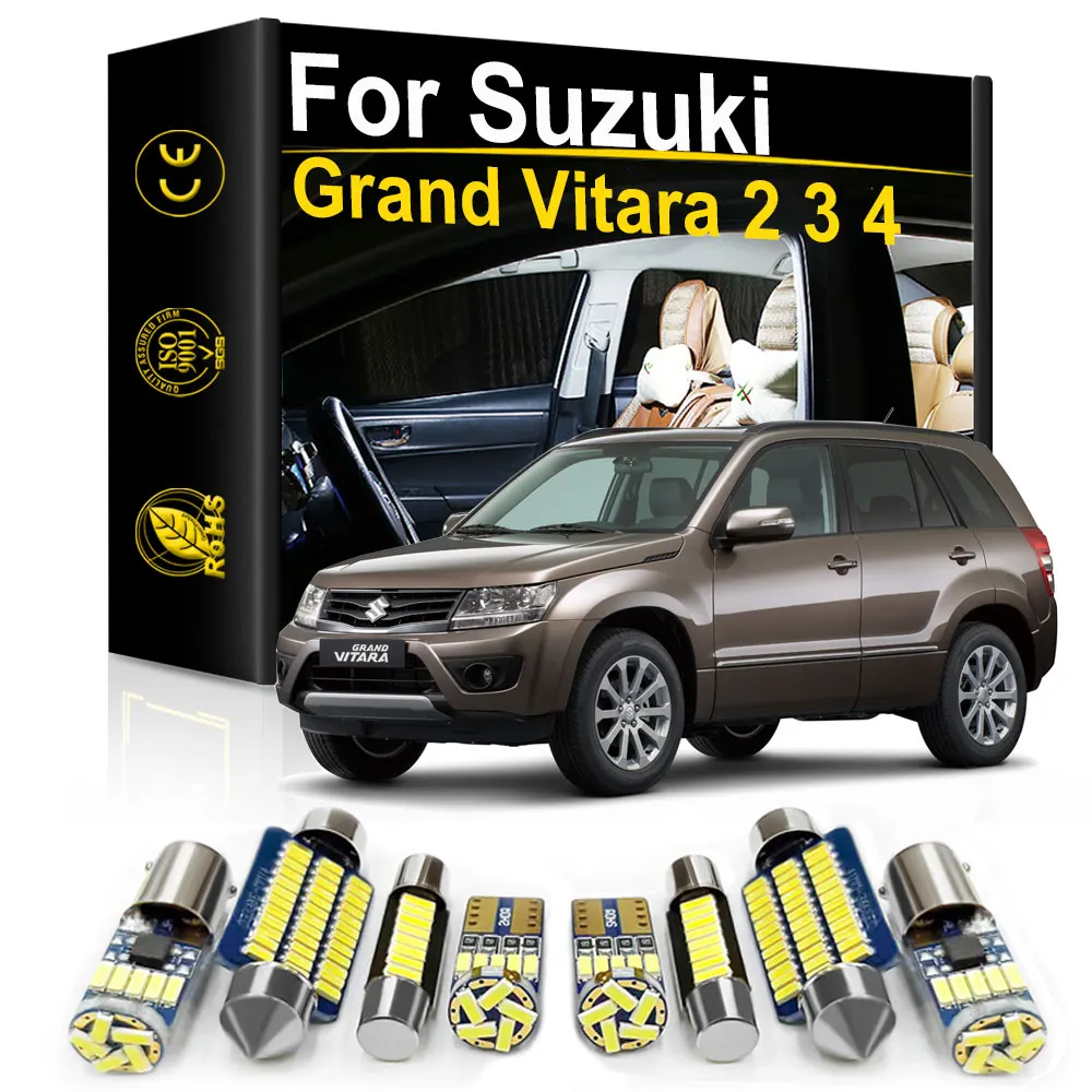 Car Interior LED Light For Suzuki Vitara Grand Vitara MK 2 3 4 Xl7 1999 2015 2016 2017 2018 2019 2020 Parts Accessories Canbus