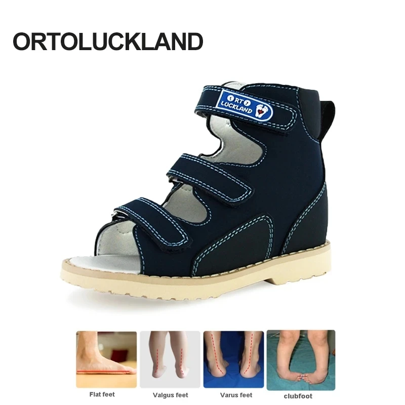 2025 Summer Children Orthopedic Sandal For Kid Baby Toddler Boys Medical Shoes Flatfeet With new Arch Support Insole