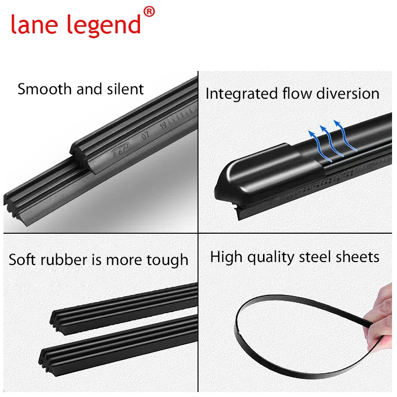 For Skoda Kamiq NW4 SUV 2019-2022 26"+18" Front Windshield Wiper Blades Brushes Cutter Accessories 2019 2020 2021 2022
