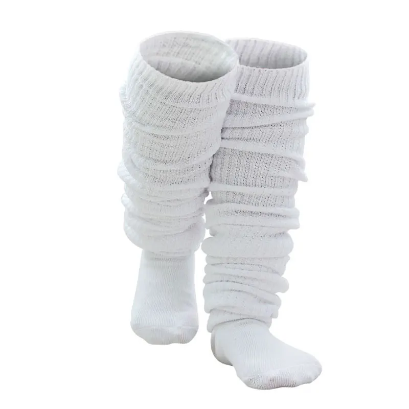 White Slouch Socks for High School Girls Japan JK Uniform Loose Socks Kawaii Lolita Stockings Leg Warmers Anime Cosplay Socks