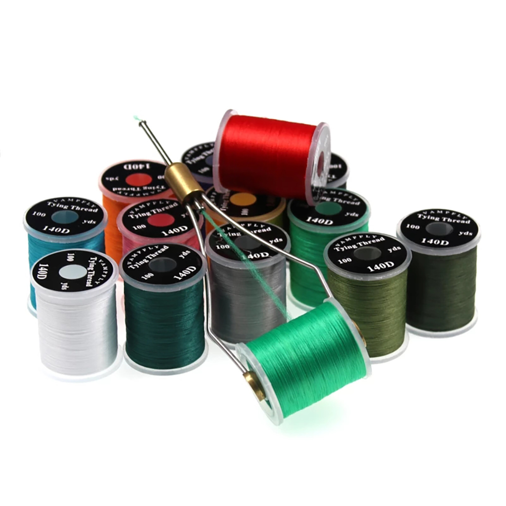 Vwtins1PCS 140D Fly Tying Thread Standard Bobbin Making Fishing Flies Tying Material