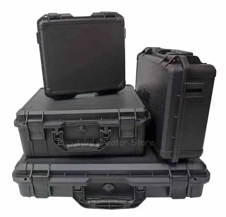 Waterproof Hard Carry Case Bag Portable Toolbox Safety Instrument Tool Box Impact Resistant Large Hard Case Box Sealed Tool Box