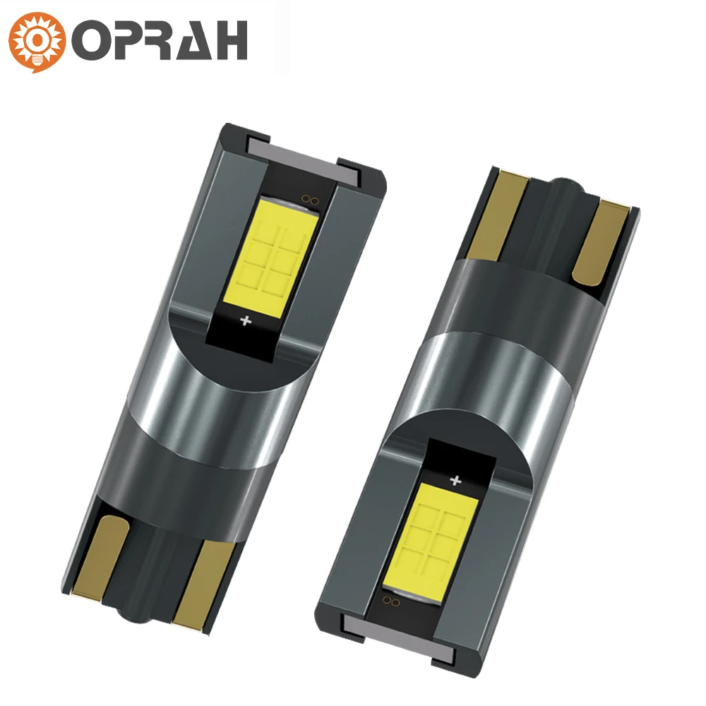 Oprah 2x W5W T10 LED CANBUS No Error 2025 168 194 CSP 3570 Chip LED Car new Interior Map Dome Lights License Plate Lamp Auto Signal Lamps
