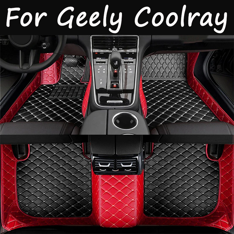 Car Floor Mats For Geely Coolray 2019 2020 2021 2022 2023 Custom Auto Foot Pads Automobile Carpet Cover Interior Accessories