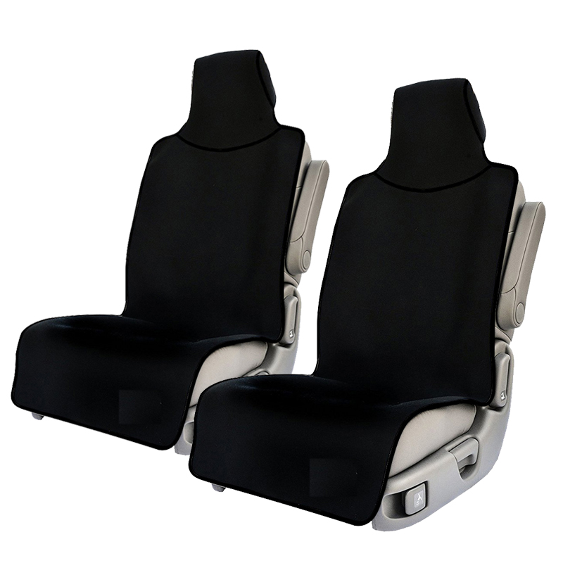 Black Premium Universal Fit Waterproof Stain Resistant Car Seat Cover Neoprene Non-Slip Bucket Seat Dog Kid Car Seat Protector