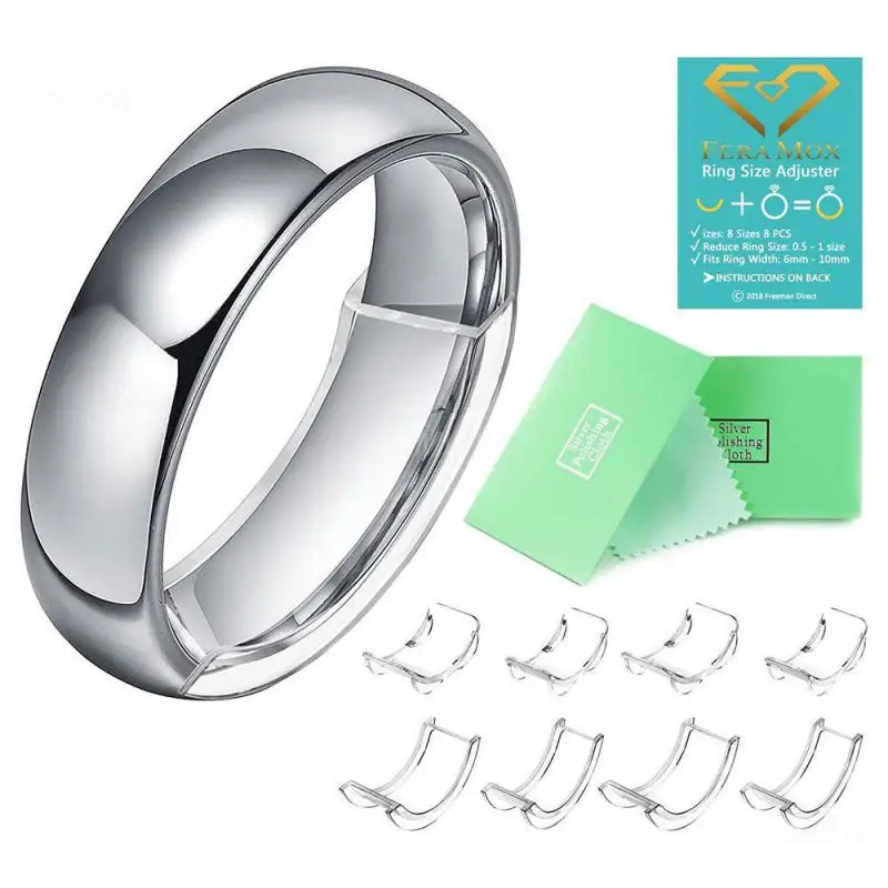 1/3/5SETS Reducing Ring Adjusting Pad Easy To Use Durable Ring Size Adjusters For Wide Rings Silicone Ring Adjusters