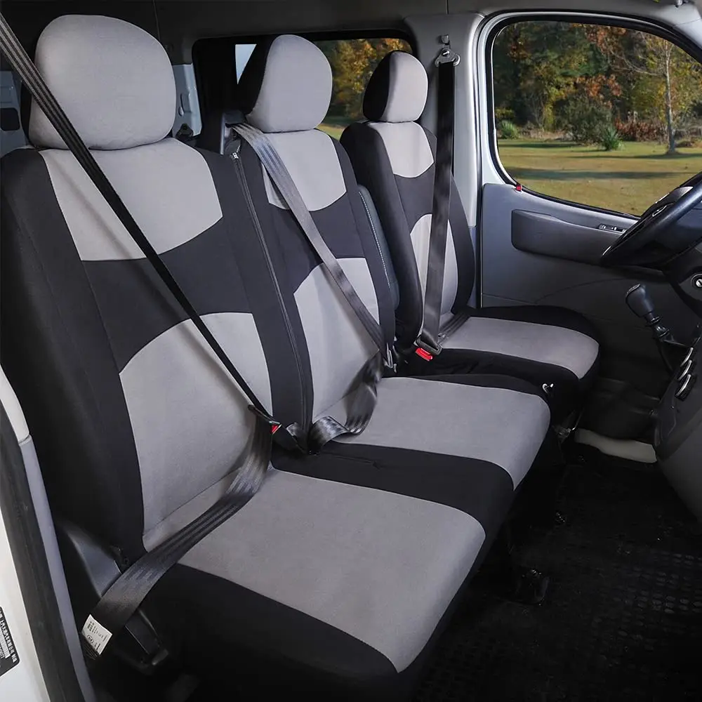 2+1 Truck Seat Covers Universal Fit Single Driver&Double Passenger Seat For Vito W368 For Ford Transit For Jumpy 2008 For VW T5