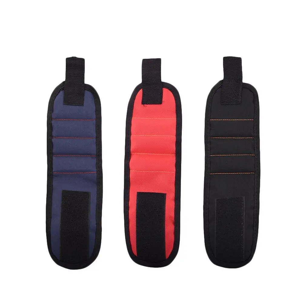 Portable Magnetic Wristband Portable Tool Bag Electrician Wrist Tool For Screw Nail Nut Bolt Drill Bit new Repair Kit 2025 Bracelet 1pcs