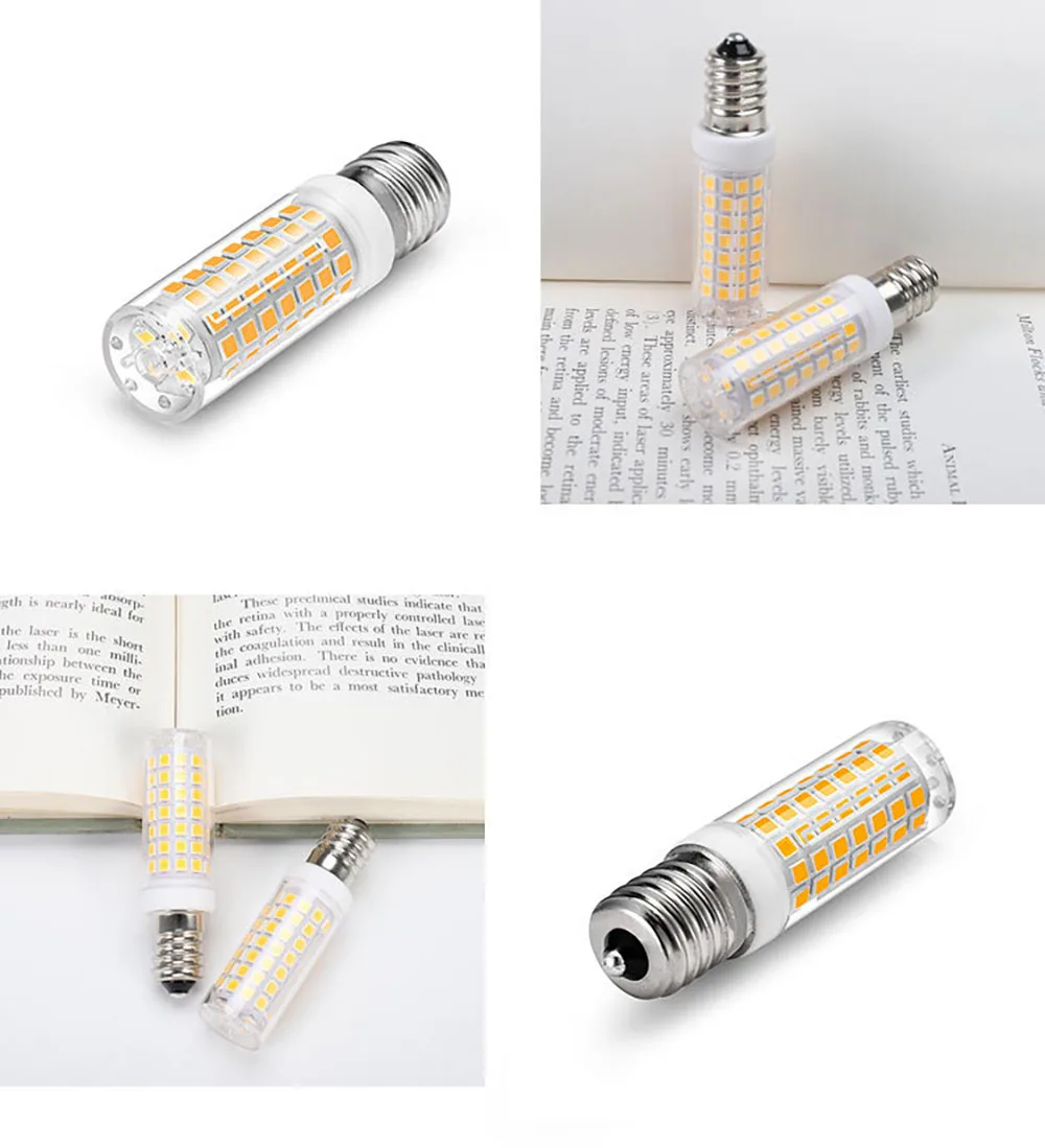 Corn Bulbs E14 88 LEDs Lights 18W Replace 80W Halogen Lamps AC 220V 110V for Home House Spotlight Fridge Refrigerator Lamp