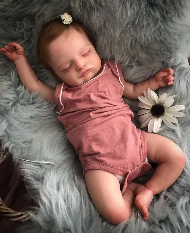 18 Inch Rosalie Lifelike 2025 Dolls Handmade Bebe Newborn Doll Painted By Artists Bebe new Reborn Girl