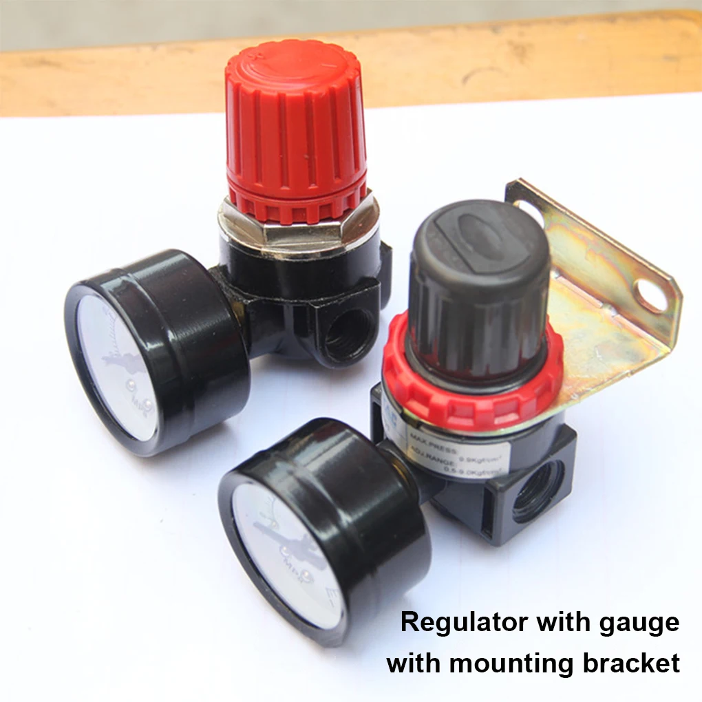 Air Pressure Regulator nonslip Control Compressor Pump Waterproof with Gauge Power Tools Regulating Vae Switch Controller