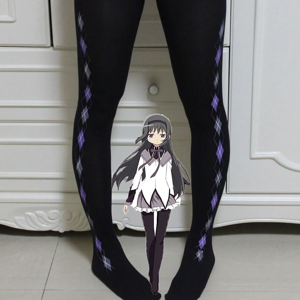 Puella Magi Madoka Magica Akemi Homura Cosplay Original Stocking Prom Costume Homura Akemi Cosplay Socks