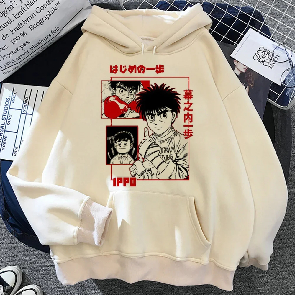 Hime No Ippo hoodies women anime 2025 sweat new y2k sweatshirts women Fleece Pullover