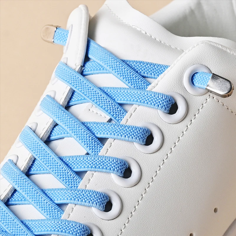 No Tie Shoelaces Elastic Outdoor Leisure Sneakers Quick Safety Flat Shoelace Kids 2025 And Adult Unisex new Lazy laces