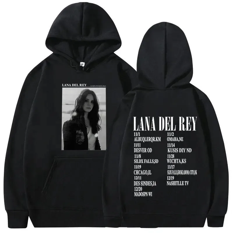 Music Album Print Men Hoodies Singer Lana Del Rey Ultraviolence Women Hip Hop Vintage Sweatshirts Oversized Streetwear Unisex